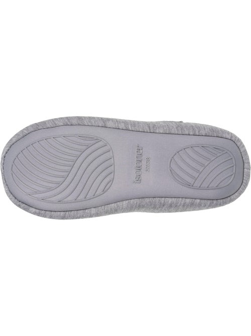 Zapatillas chinelas jersey, suela de goma antideslizante mujer Isotoner - Kiabi