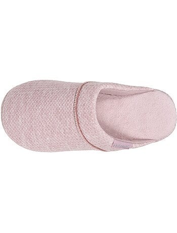 Zapatillas chinelas malla de nido de abeja, suela de goma mujer Isotoner