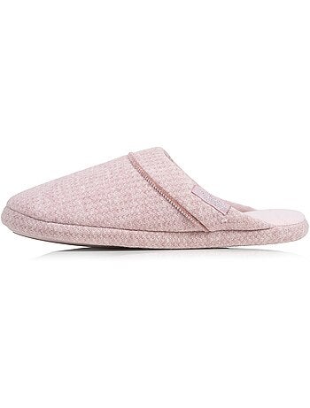 Zapatillas chinelas malla de nido de abeja, suela de goma mujer Isotoner