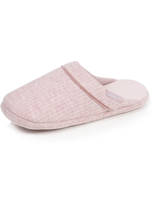 Zapatillas chinelas malla de nido de abeja, suela de goma mujer Isotoner - Kiabi