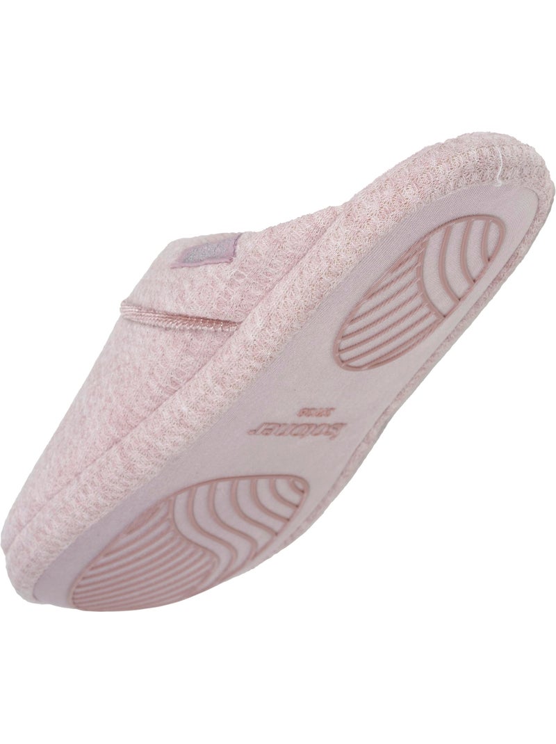 Zapatillas chinelas malla de nido de abeja, suela de goma mujer Isotoner Rubor - Kiabi