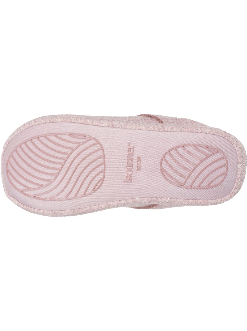 Zapatillas chinelas malla de nido de abeja, suela de goma mujer Rubor - Kiabi