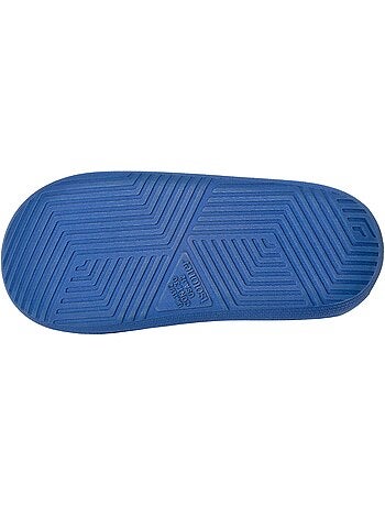 Zapatillas chinelas malla de rizo, suela bloup extra confort niño isotoner