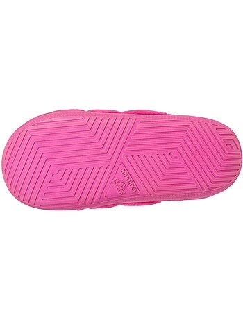 Zapatillas chinelas microvellón, suela «bloup», extra cómodo mujer isotoner