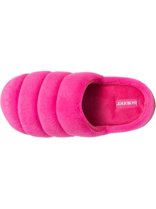 Zapatillas chinelas microvellón, suela «bloup», extra cómodo mujer isotoner - Kiabi Zapatillas chinelas microvellón, suela «bloup», extra cómodo mujer isotoner - Kiabi