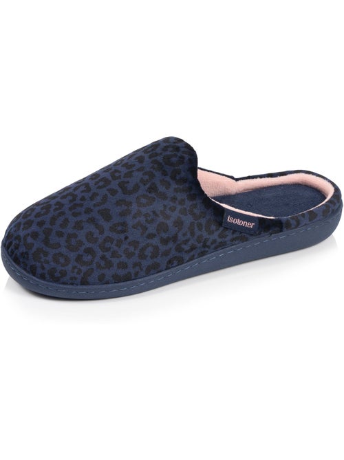 Zapatillas chinelas microvellón, suela ergonómica, espuma mujer isotoner - Kiabi
