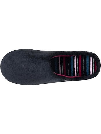 Zapatillas chinelas microvellón, suela ergonómica, espuma mujer Isotoner