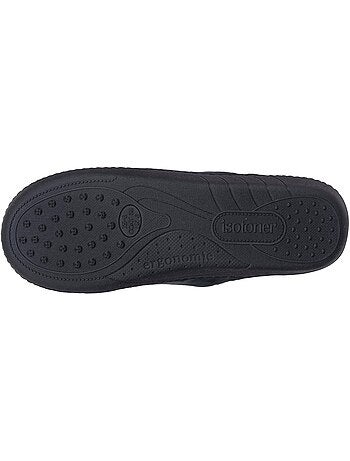 Zapatillas chinelas microvellón, suela ergonómica, espuma mujer Isotoner