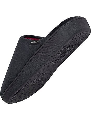 Zapatillas chinelas microvellón, suela ergonómica, espuma mujer Isotoner