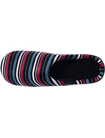 Zapatillas chinelas microvellón, suela ergonómica, espuma mujer Isotoner