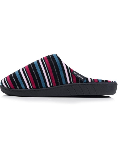 Zapatillas chinelas microvellón, suela ergonómica, espuma mujer Isotoner - Kiabi Zapatillas chinelas microvellón, suela ergonómica, espuma mujer Isotoner - Kiabi