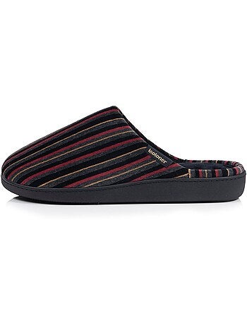 Zapatillas chinelas microvellón ultra suave, plantilla hombre isotoner