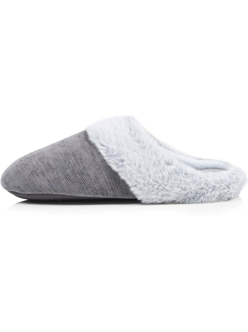 Zapatillas chinelas  mujer isotoner Gris oscuro - Kiabi