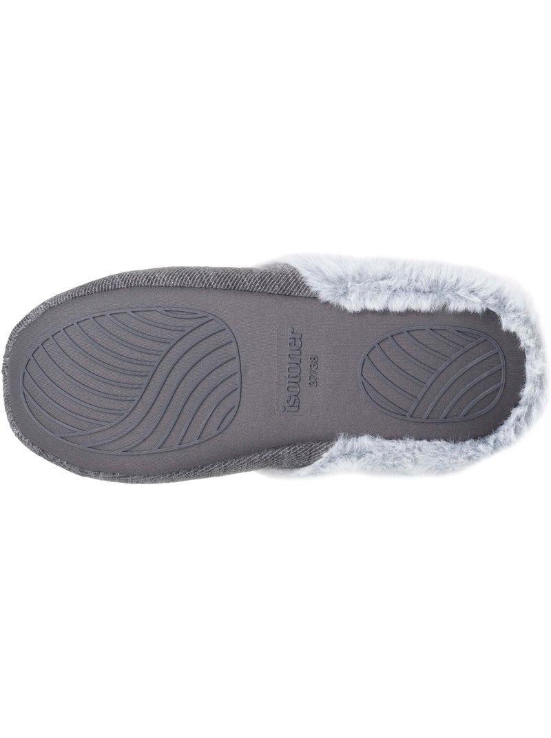 Zapatillas chinelas  mujer isotoner Gris oscuro - Kiabi