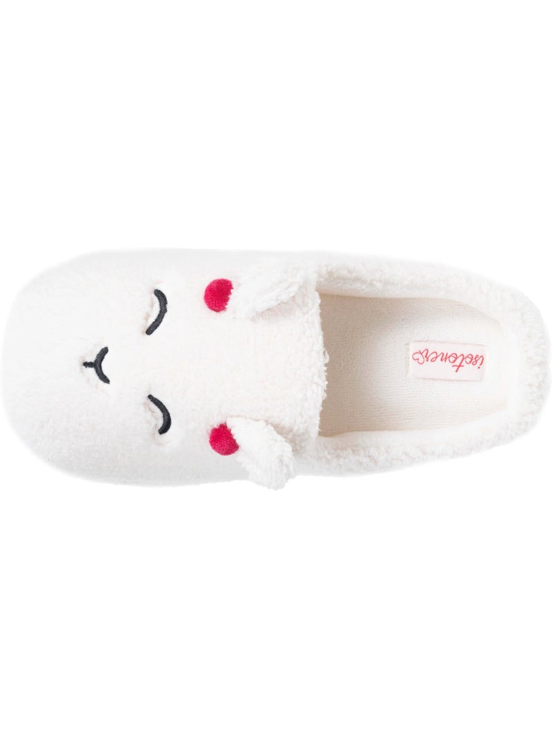 Zapatillas chinelas  mujer isotoner Marfil - Kiabi