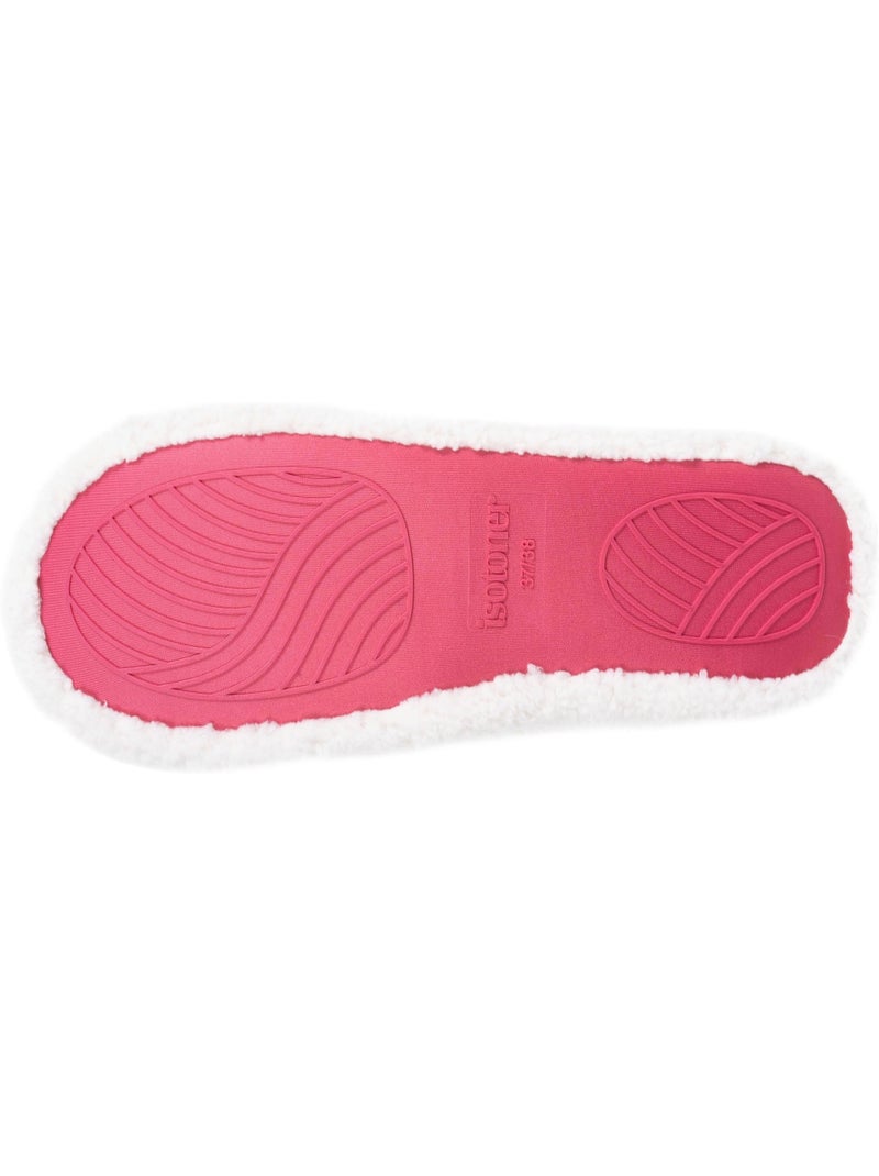 Zapatillas chinelas  mujer isotoner Marfil - Kiabi