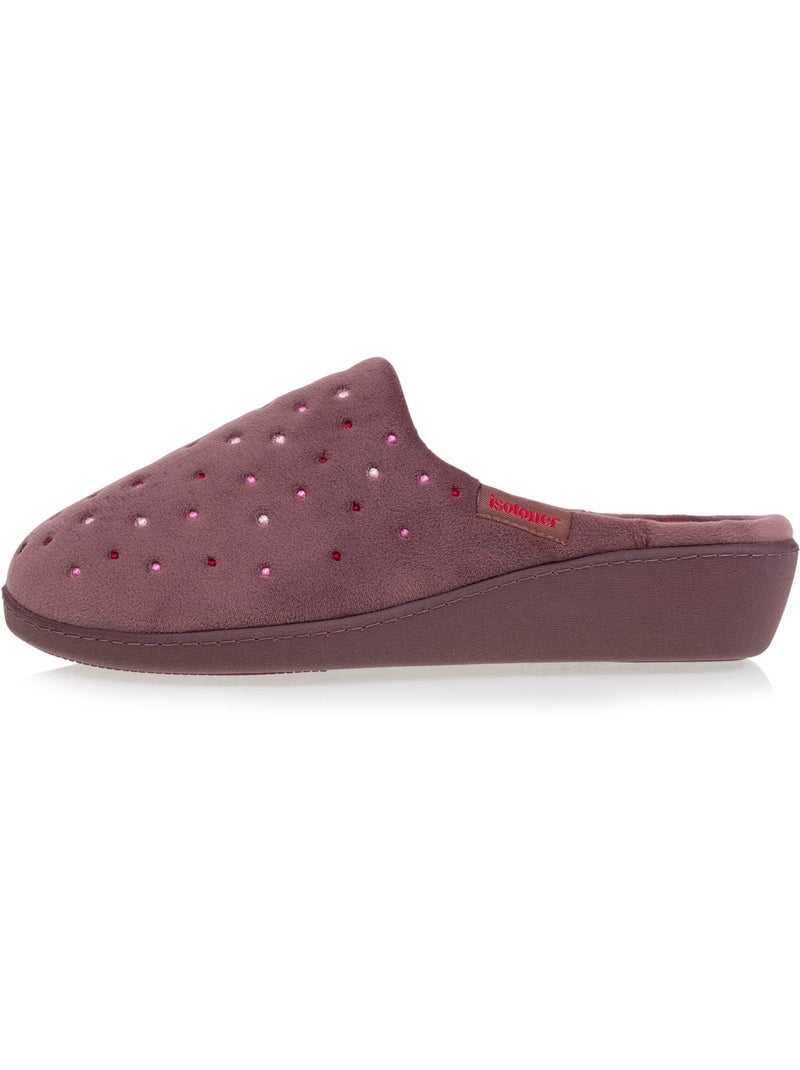 Zapatillas chinelas  mujer isotoner Taupe - Kiabi