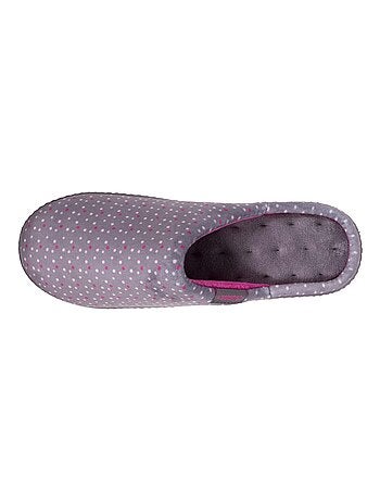 Zapatillas chinelas plantilla de espuma con memoria de mujer Isotoner