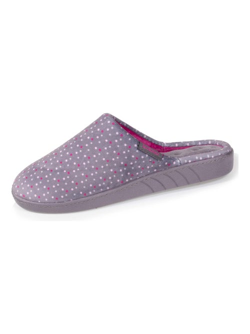Zapatillas chinelas plantilla de espuma con memoria de mujer Isotoner - Kiabi