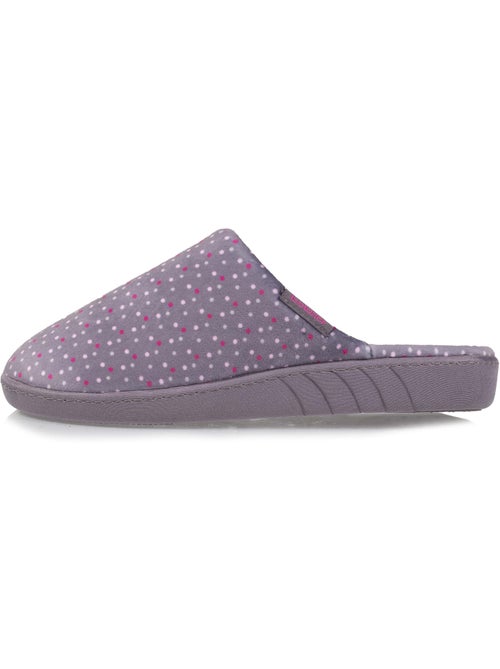 Zapatillas chinelas plantilla de espuma con memoria de mujer Isotoner - Kiabi