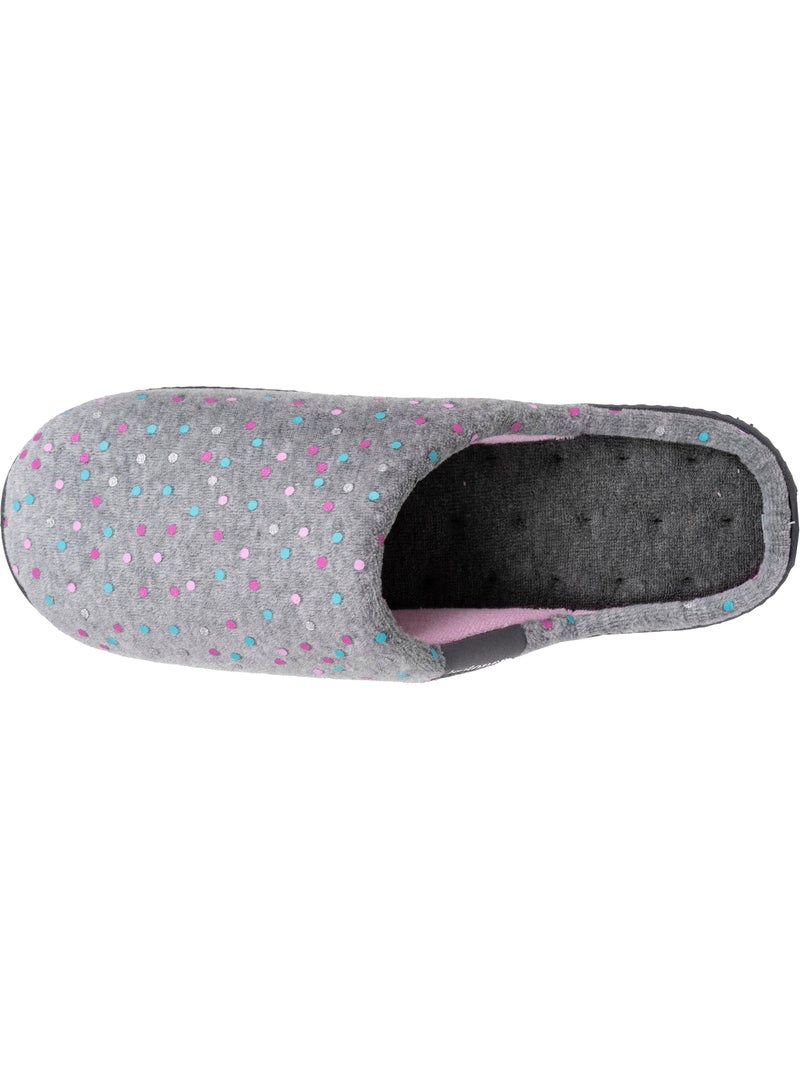 Zapatillas chinelas plantilla ergonómica de terciopelo, mujer Isotoner Gris - Kiabi