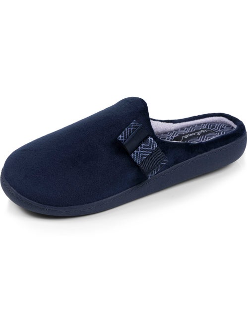 Zapatillas chinelas plantilla ergonómica microvelour con mujer Isotoner - Kiabi