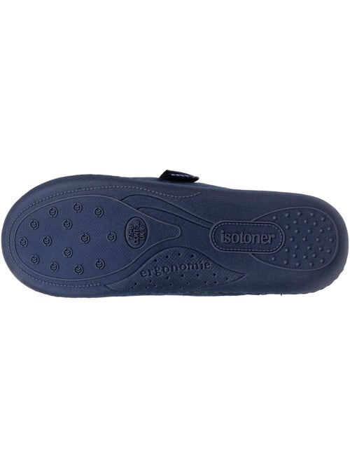 Zapatillas chinelas plantilla ergonómica microvelour con mujer Isotoner - Kiabi