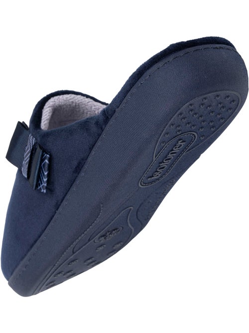 Zapatillas chinelas plantilla ergonómica microvelour con mujer Isotoner - Kiabi