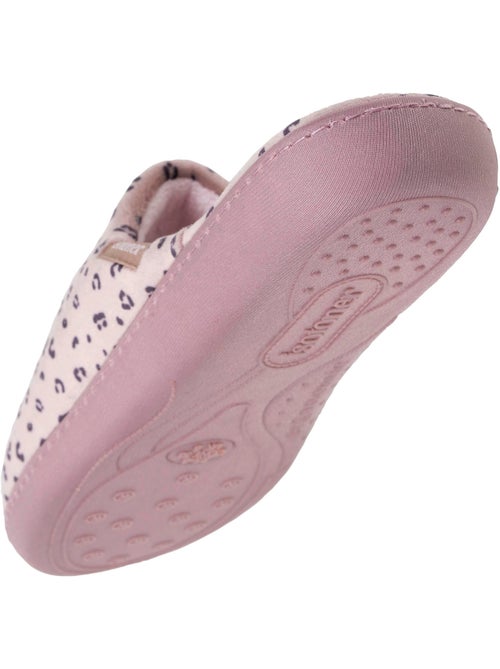 Zapatillas chinelas plantilla ergonómica microvelour con mujer Isotoner - Kiabi