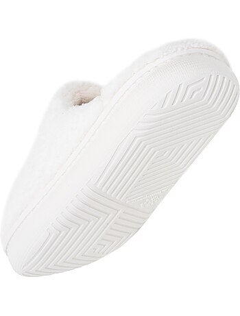 Zapatillas chinelas sherpa elegante y cálido, cómodo, mujer Champion