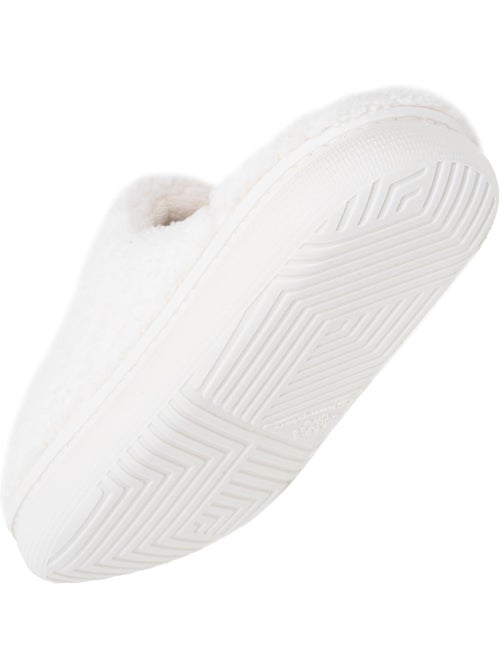 Zapatillas chinelas sherpa elegante y cálido, cómodo, mujer champion - Kiabi
