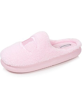 Zapatillas chinelas sherpa elegante y cálido, cómodo, mujer Champion