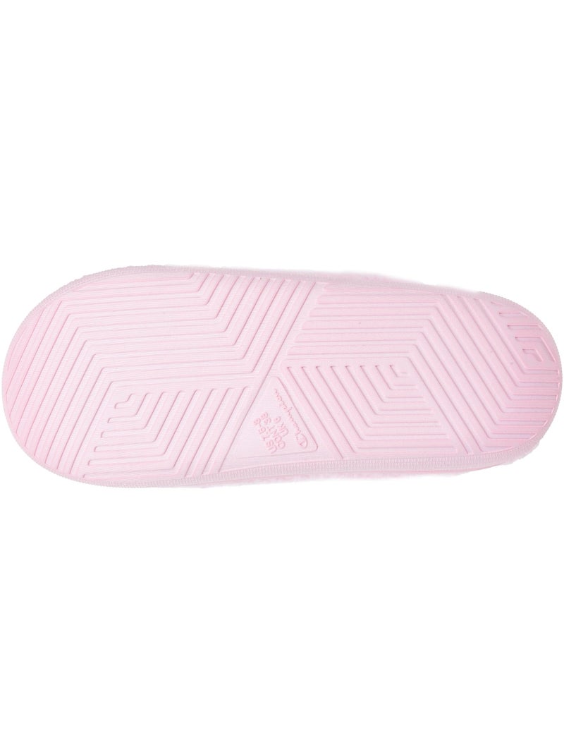 Zapatillas chinelas sherpa elegante y cálido, cómodo, mujer Champion Rosa pálido - Kiabi