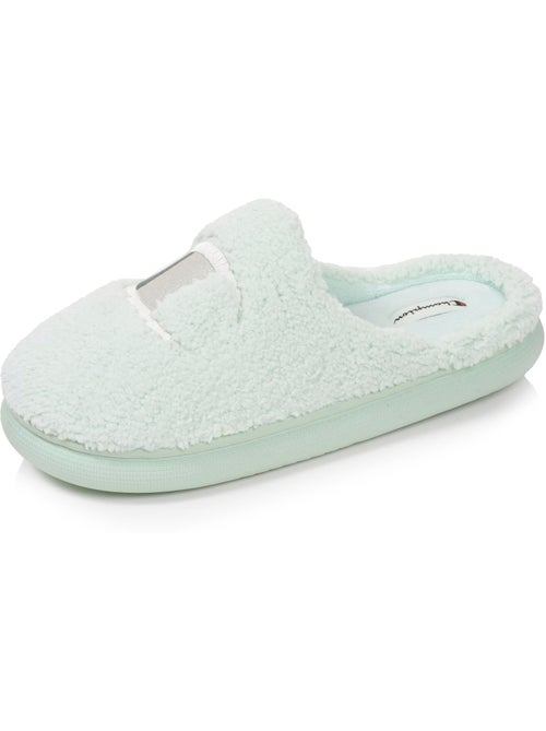 Zapatillas chinelas sherpa elegante y cálido, cómodo, mujer champion - Kiabi