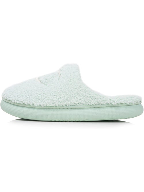 Zapatillas chinelas sherpa elegante y cálido, cómodo, mujer champion - Kiabi