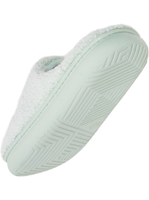 Zapatillas chinelas sherpa elegante y cálido, cómodo, mujer champion - Kiabi