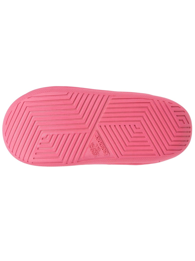 Zapatillas chinelas sherpa fresa, suela bloup XTRA Comfort, niña Isotoner Marfil - Kiabi