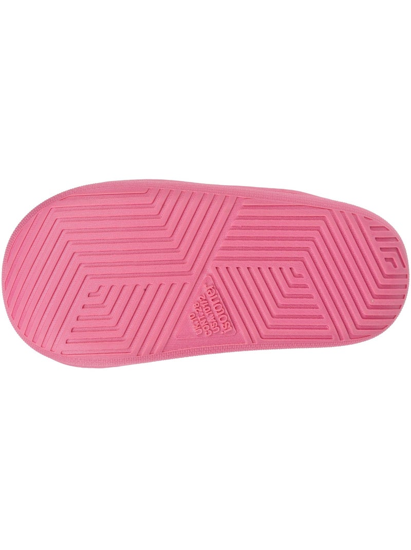 Zapatillas chinelas sherpa fresa, suela bloup xtra comfort, niña isotoner Marfil - Kiabi