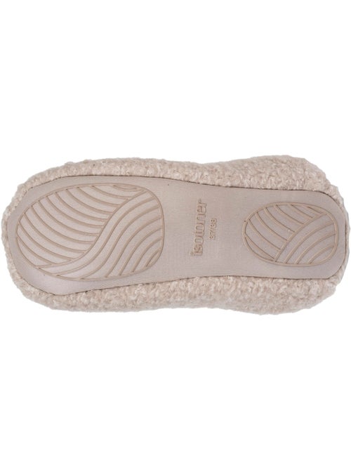 Zapatillas chinelas sherpa, suela antideslizante mujer isotoner - Kiabi