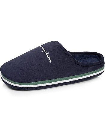 Zapatillas chinelas suédina ultracómoda, mullida, flexible y hombre Champion