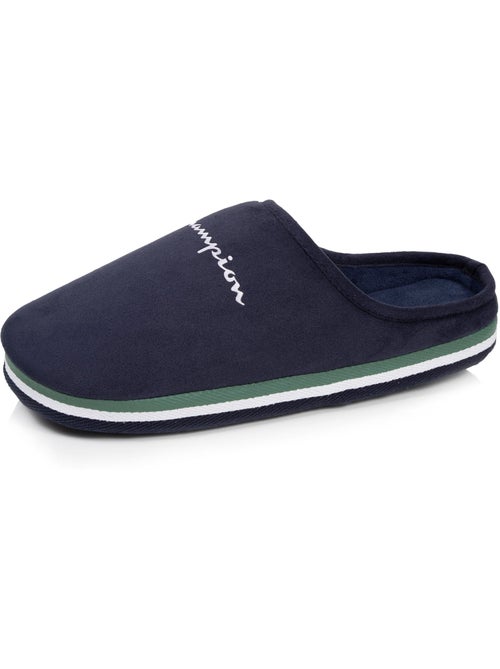 Zapatillas chinelas suédina ultracómoda, mullida, flexible y hombre champion - Kiabi Zapatillas chinelas suédina ultracómoda, mullida, flexible y hombre champion - Kiabi