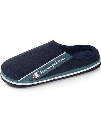 Zapatillas chinelas suédina ultracómoda, mullida, flexible y hombre Champion