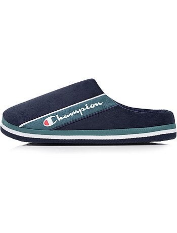 Zapatillas chinelas suédina ultracómoda, mullida, flexible y hombre Champion