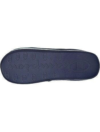 Zapatillas chinelas suédina ultracómoda, mullida, flexible y hombre Champion