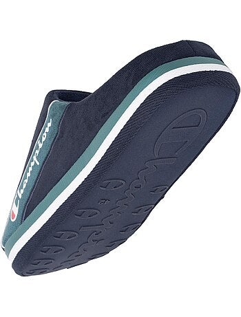 Zapatillas chinelas suédina ultracómoda, mullida, flexible y hombre Champion