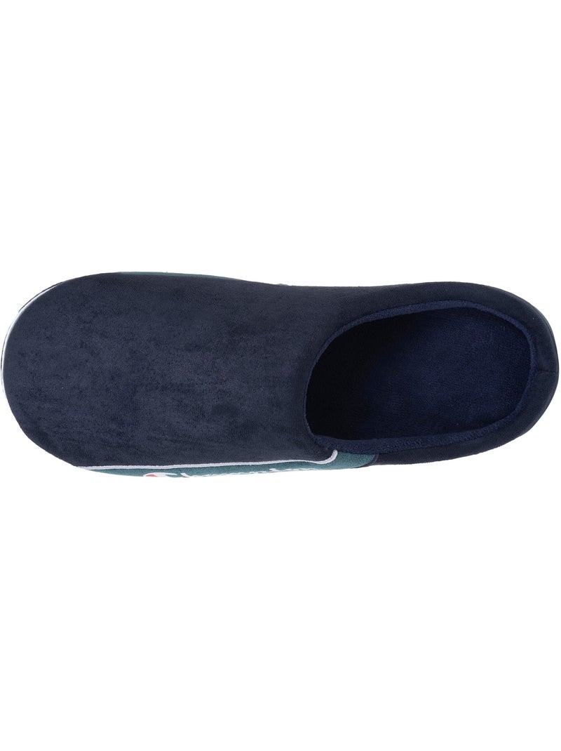 Zapatillas chinelas suédina ultracómoda, mullida, flexible y hombre Champion Azul Verde - Kiabi