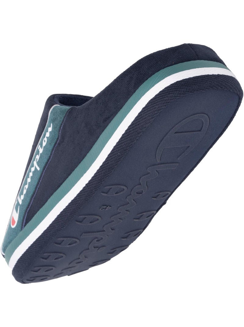 Zapatillas chinelas suédina ultracómoda, mullida, flexible y hombre Champion Azul Verde - Kiabi