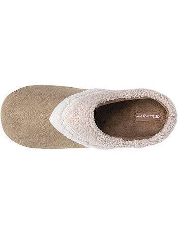 Zapatillas chinelas suédina ultracómoda, mullida, flexible y hombre Champion