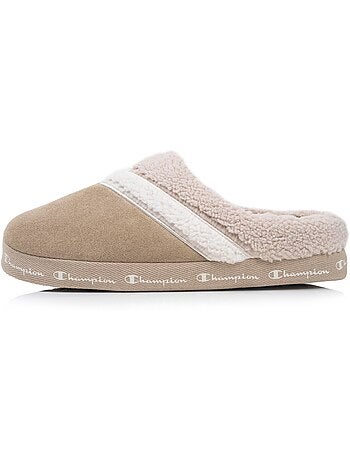 Zapatillas chinelas suédina ultracómoda, mullida, flexible y hombre Champion