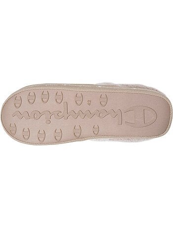 Zapatillas chinelas suédina ultracómoda, mullida, flexible y hombre Champion